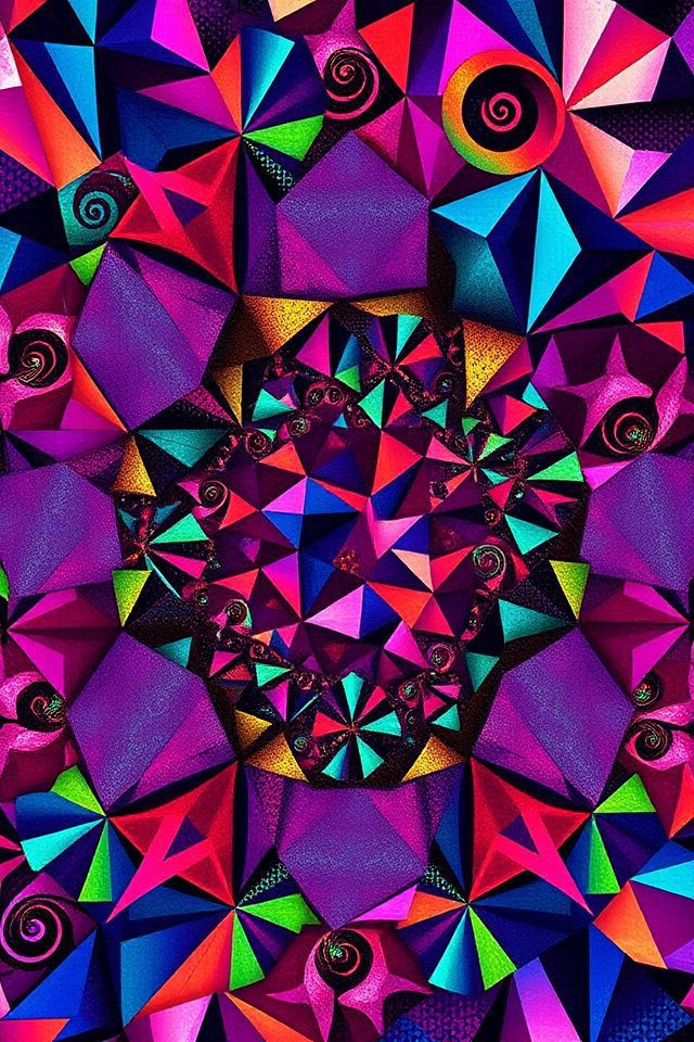 15 Weird Wallpapers to Spark Your Imagination 4 vibrant shapes modern sophistication