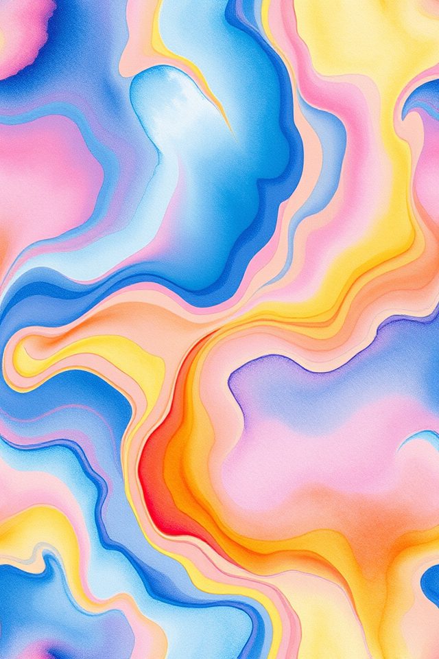 17 Wallpaper Ideas for Drawing That Spark Your Creativity 9 vibrant watercolor artistic retreat
