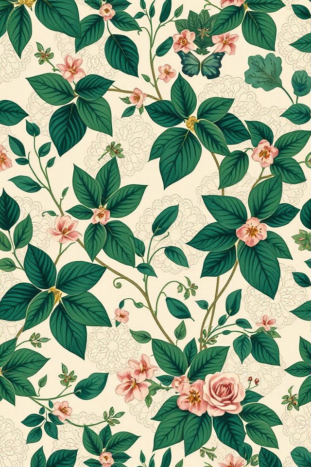 17 Wallpaper Ideas for Furniture You'll Want to Try 10 vintage prints adorn console