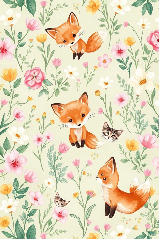 16 Wallpaper Ideas for Girls Bedroom That Inspire Joy 5 whimsical animal bedroom decor