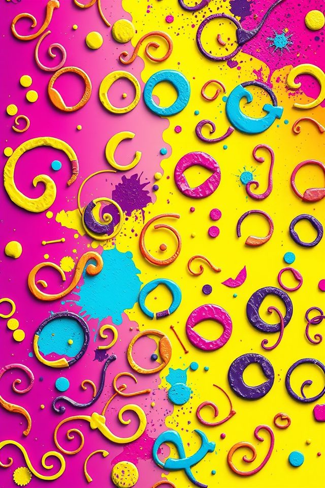 15 Weird Wallpapers to Spark Your Imagination 11 whimsical artistic text designs