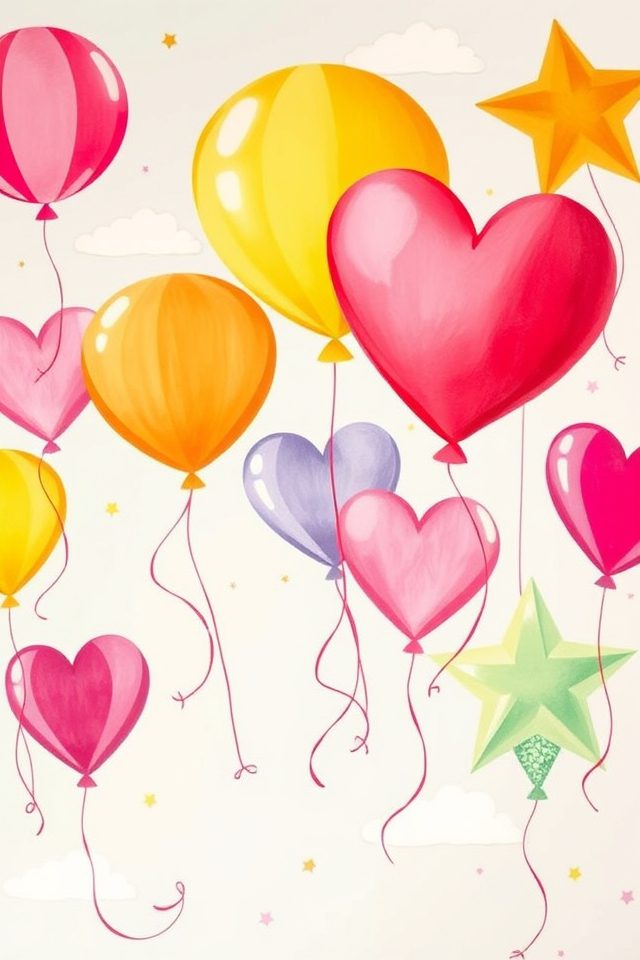 16 Wallpaper Ideas for Girls Bedroom That Inspire Joy 14 whimsical balloon decor ideas