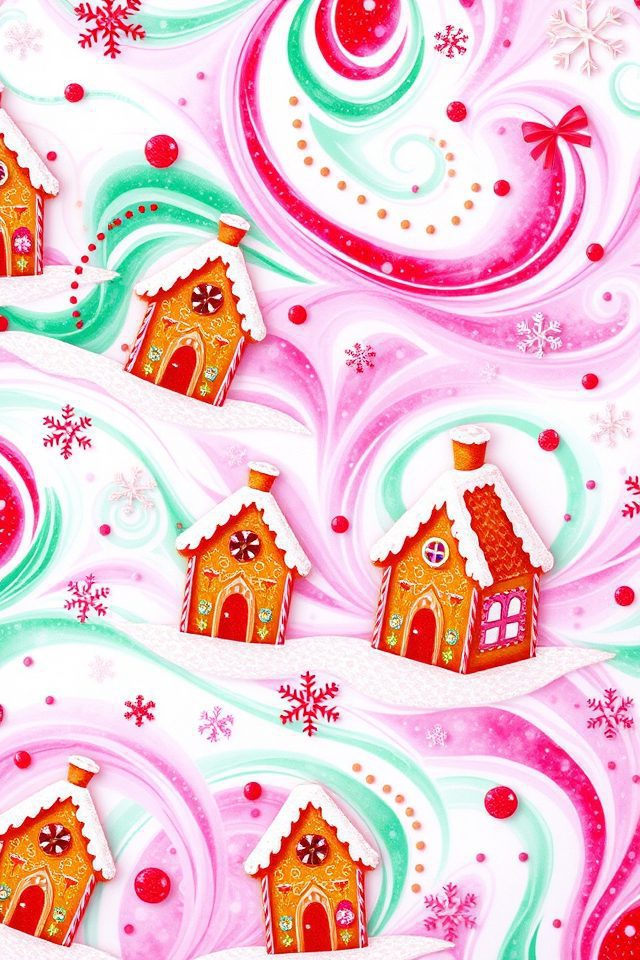 15 Wallpaper Ideas for Christmas to Brighten Your Home 15 whimsical holiday decor delight
