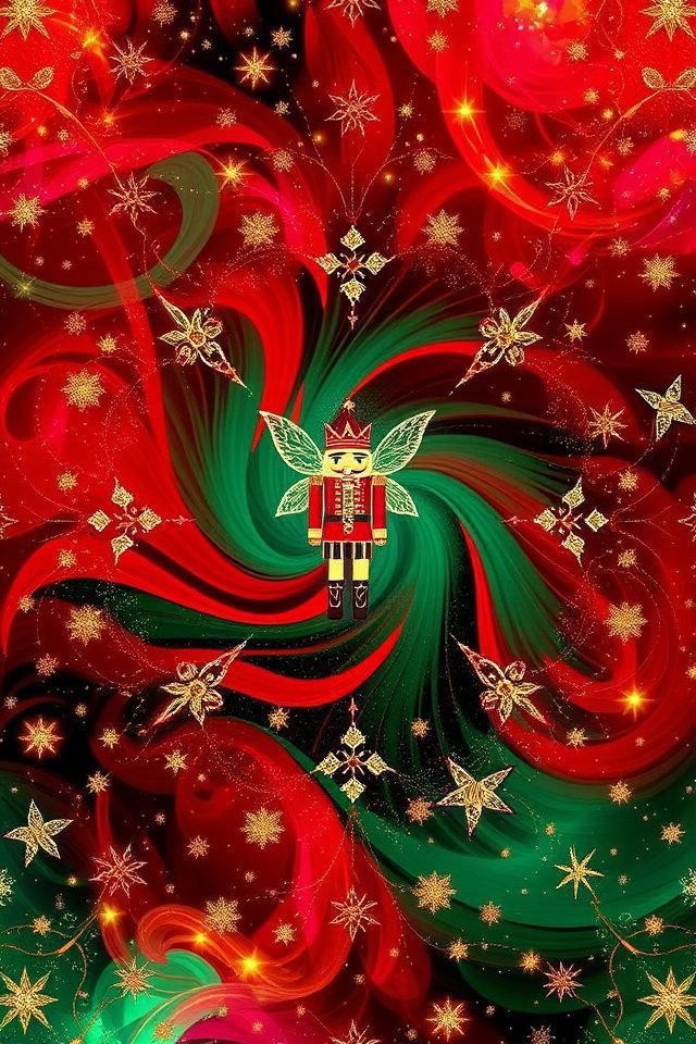 15 Wallpaper Ideas for Christmas to Brighten Your Home 11 whimsical holiday themed wallpaper