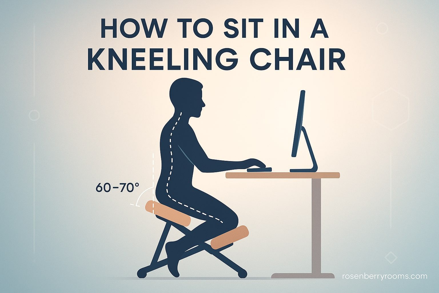 How to Sit in a Kneeling Chair Correctly