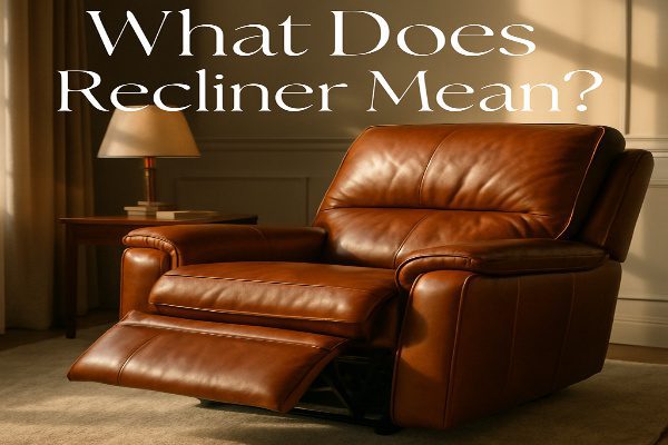 What Does Recliner Mean