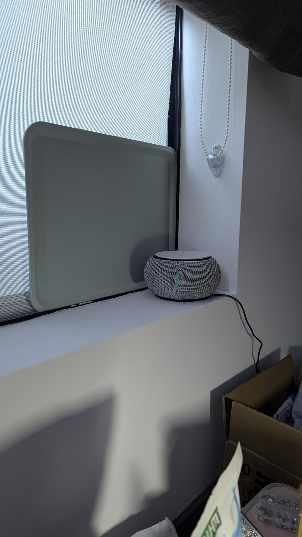 SNOOZ Smart White Noise Sound Machine - Real Fan Inside for Non-Looping White Noise, Sleep Aid for Adults, Travel, Sleeping, Bedroom, Portable, Baby Registry Essential - Cloud SNOOZ Smart White Noise Sound Machine - Real Fan Inside for Non-Looping White Noise, Sleep Aid for Adults, Travel, Sleeping, Bedroom, Portable, Baby Registry Essential - Cloud - Customer Photo 1