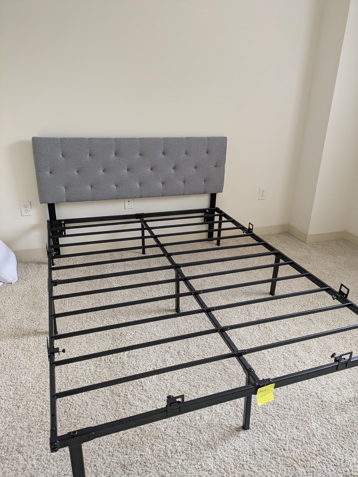 LUCID Mid-Rise Upholstered Headboard - Adjustable Height from 34 LUCID Mid-Rise Upholstered Headboard - Adjustable Height from 34