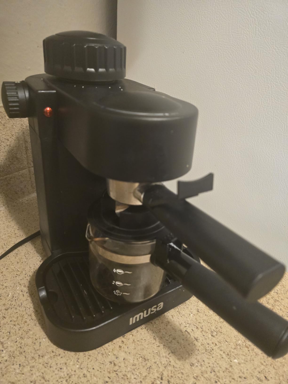 IMUSA USA GAU-18202 4 Cup Espresso/Cappuccino Maker,120 volts, Black Customer Review IMUSA USA GAU-18202 4 Cup Espresso/Cappuccino Maker,120 volts, Black - Customer Photo 2