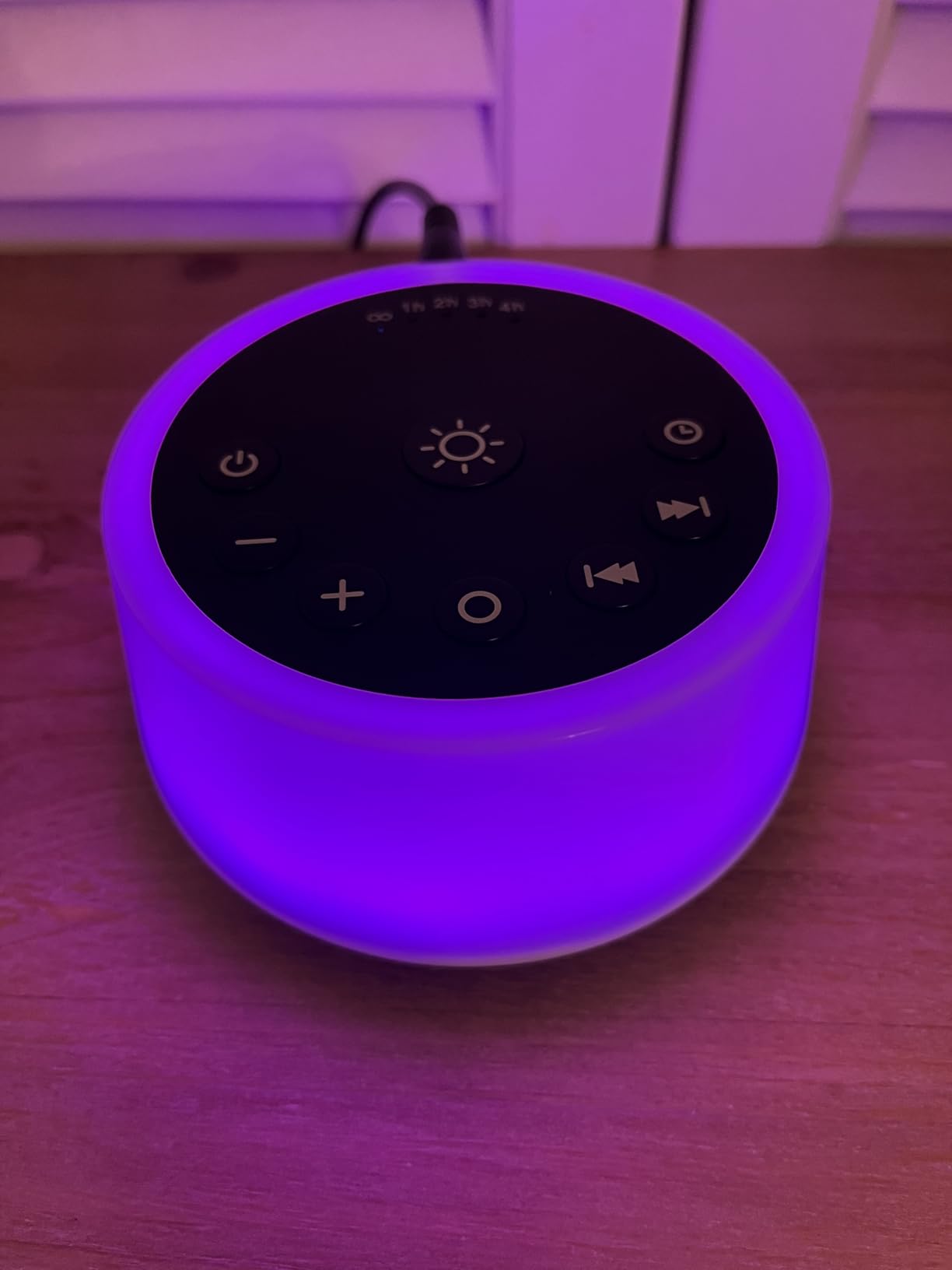 Color Noise Sound Machines with 10 Colors Night Light 25 Soothing Sounds and Sleep White Noise Machine 32 Volume Levels 5 Timers Adjustable Brightness Memory Function for Adults Kids Baby Color Noise Sound Machines with 10 Colors Night Light 25 Soothing Sounds and Sleep White Noise Machine 32 Volume Levels 5 Timers Adjustable Brightness Memory Function for Adults Kids Baby - Customer Photo 2