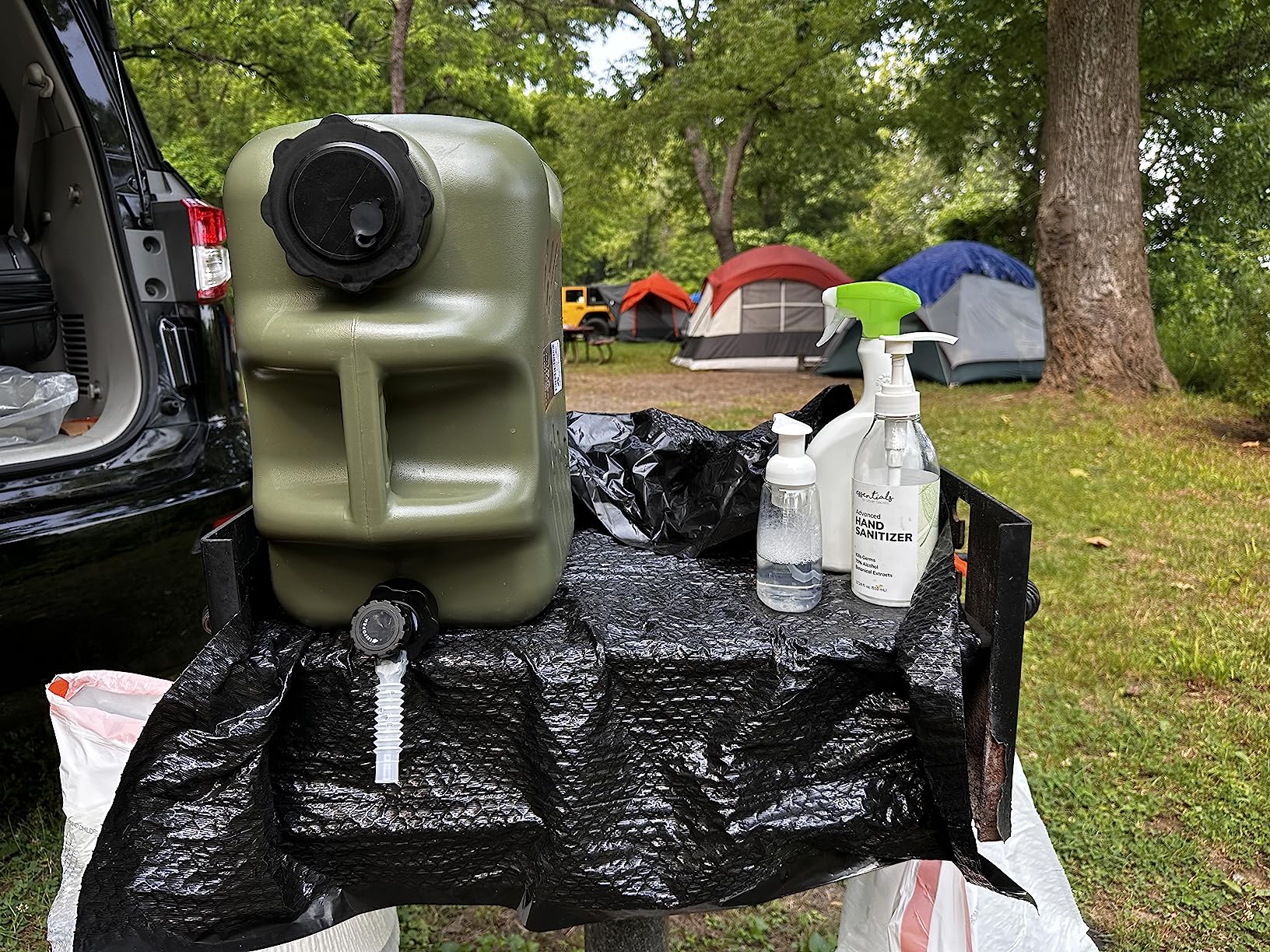 UPWOIGH 5 Gallon Water Jug, Camping Water Container, Truly No Leakage Water Storage with Spigot, Large Military Green Water Tank,BPA Free Portable Overlanding Gear for Outdoors,Hiking Customer Review UPWOIGH 5 Gallon Water Jug, Camping Water Container, Truly No Leakage Water Storage with Spigot, Large Military Green Water Tank,BPA Free Portable Overlanding Gear for Outdoors,Hiking - Customer Photo 3