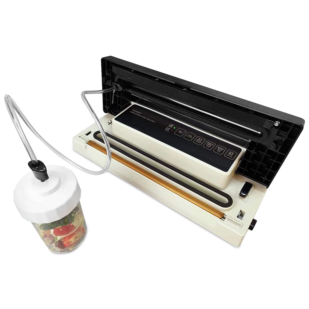 MAGIC SEAL 16'' Commercial Vacuum Sealer Machine, Meat Sealer Vacuum Packing Machine with Double Pump and Auto Cooling System, Sealing and Vacuum Time Control, Compatible with Mylar Bags Customer Review Image MAGIC SEAL 16'' Commercial Vacuum Sealer Machine, Meat Sealer Vacuum Packing Machine with Double Pump and Auto Cooling System, Sealing and Vacuum Time Control, Compatible with Mylar Bags - Customer Photo 1