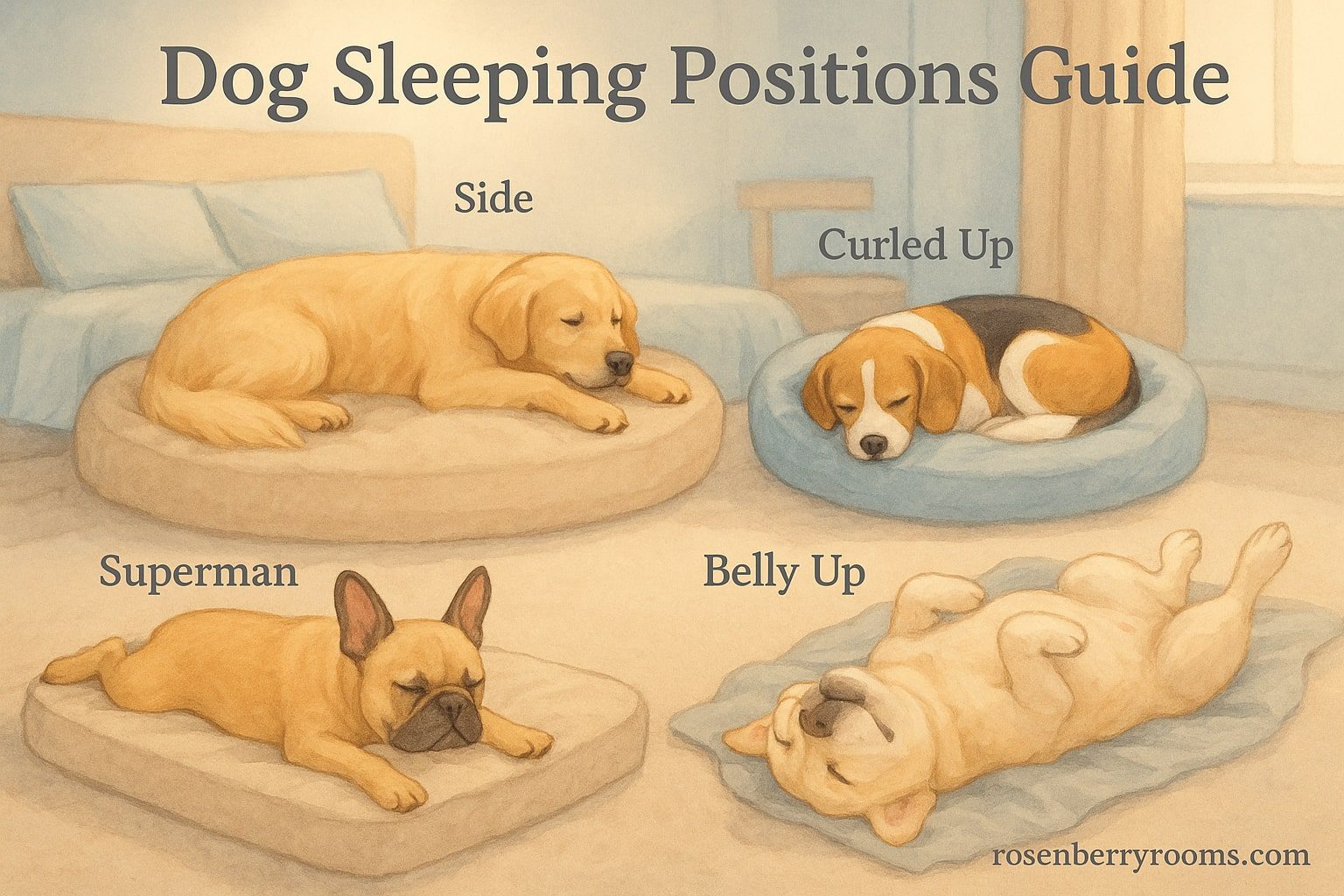 Dog Sleeping Positions