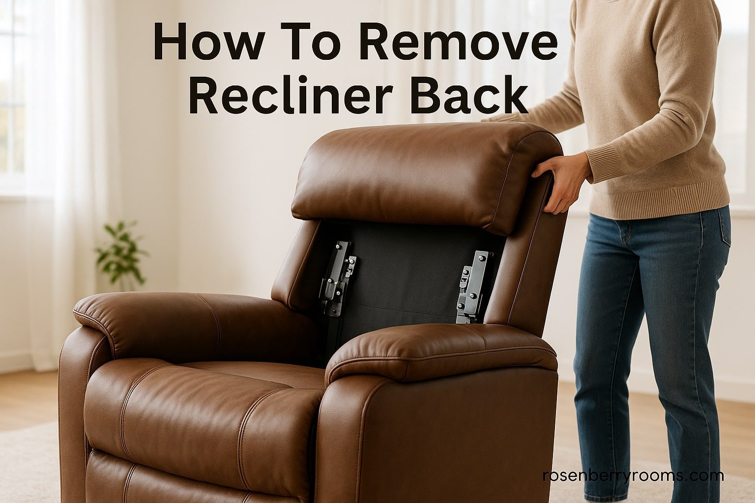 How To Remove The Back of A Recliner
