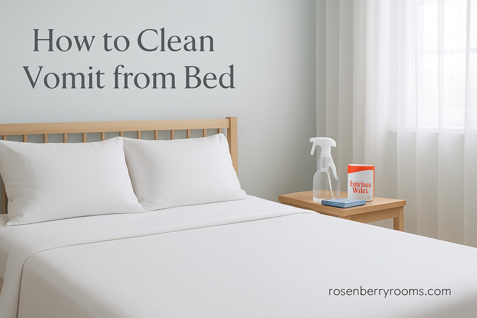How to Clean Vomit from Bed