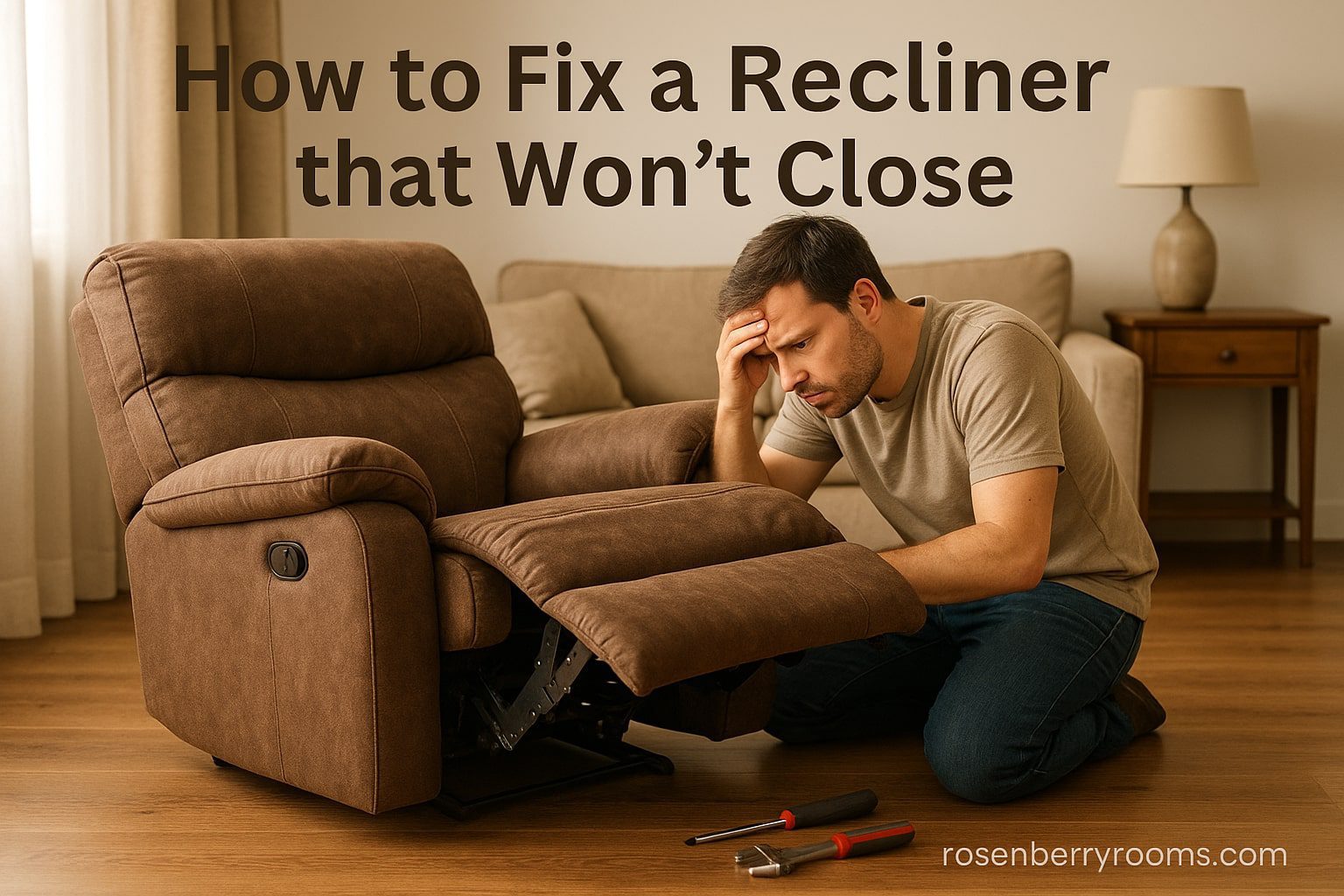 How to Fix a Recliner that Won't Close