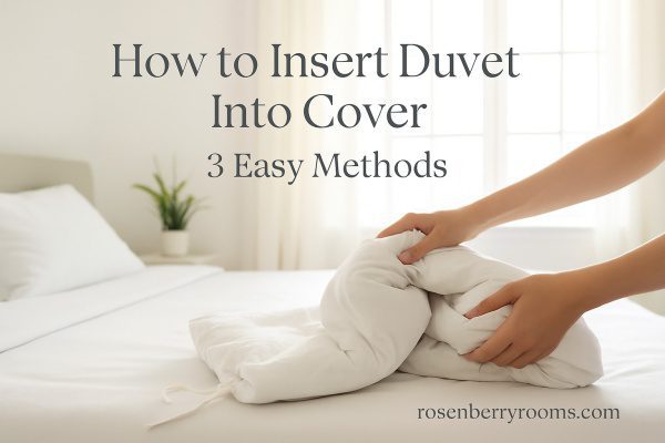 How to Insert a Duvet Into Cover