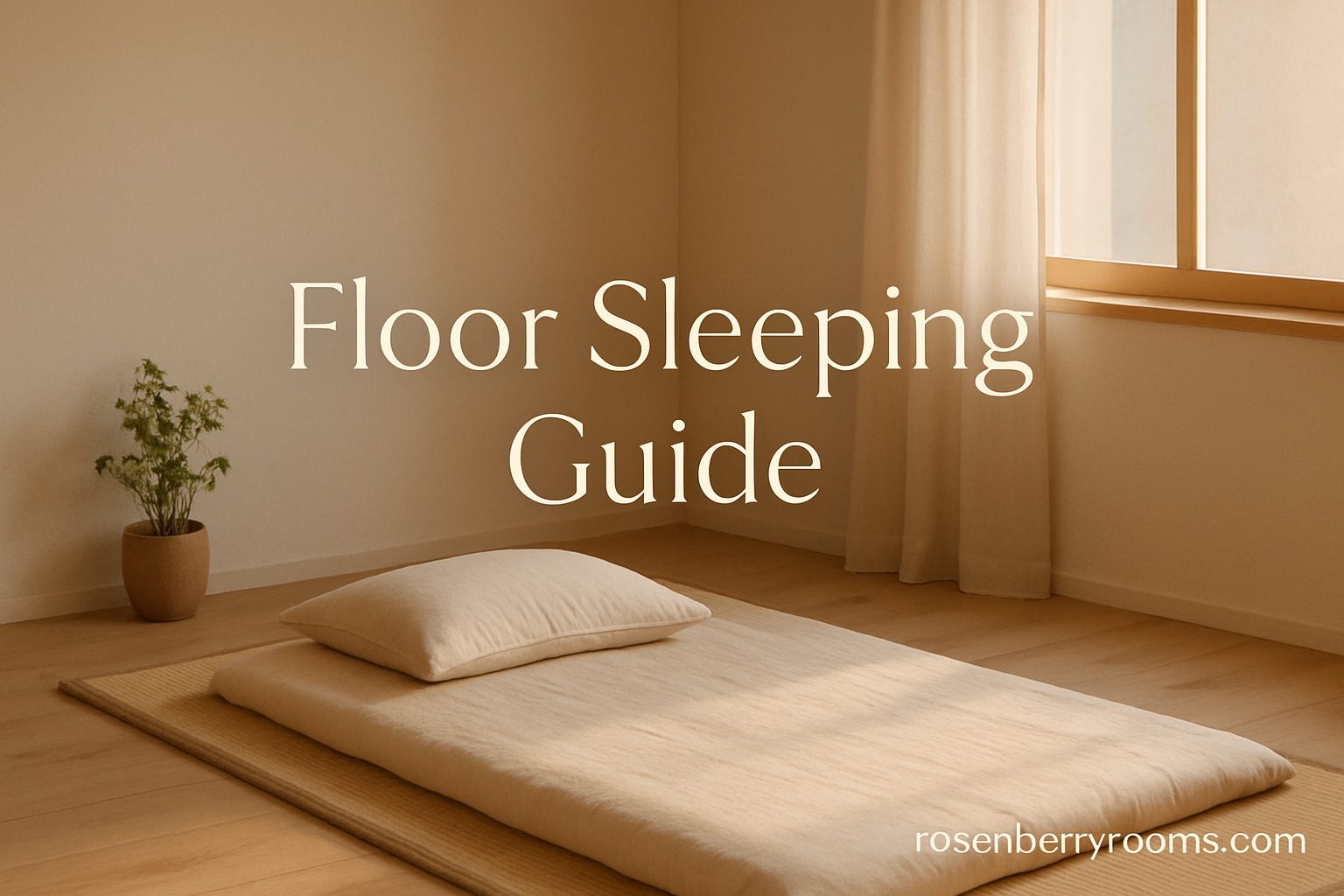 How to Sleep on Floor
