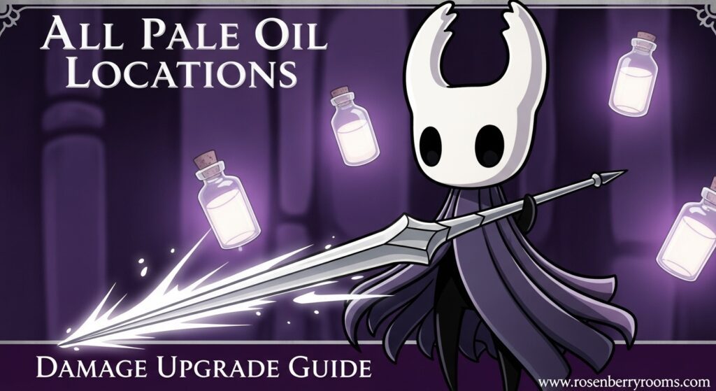 Hollow Knight: Silksong – All 3 Pale Oil Locations & Damage Guide 1 All Pale Oil Locations
