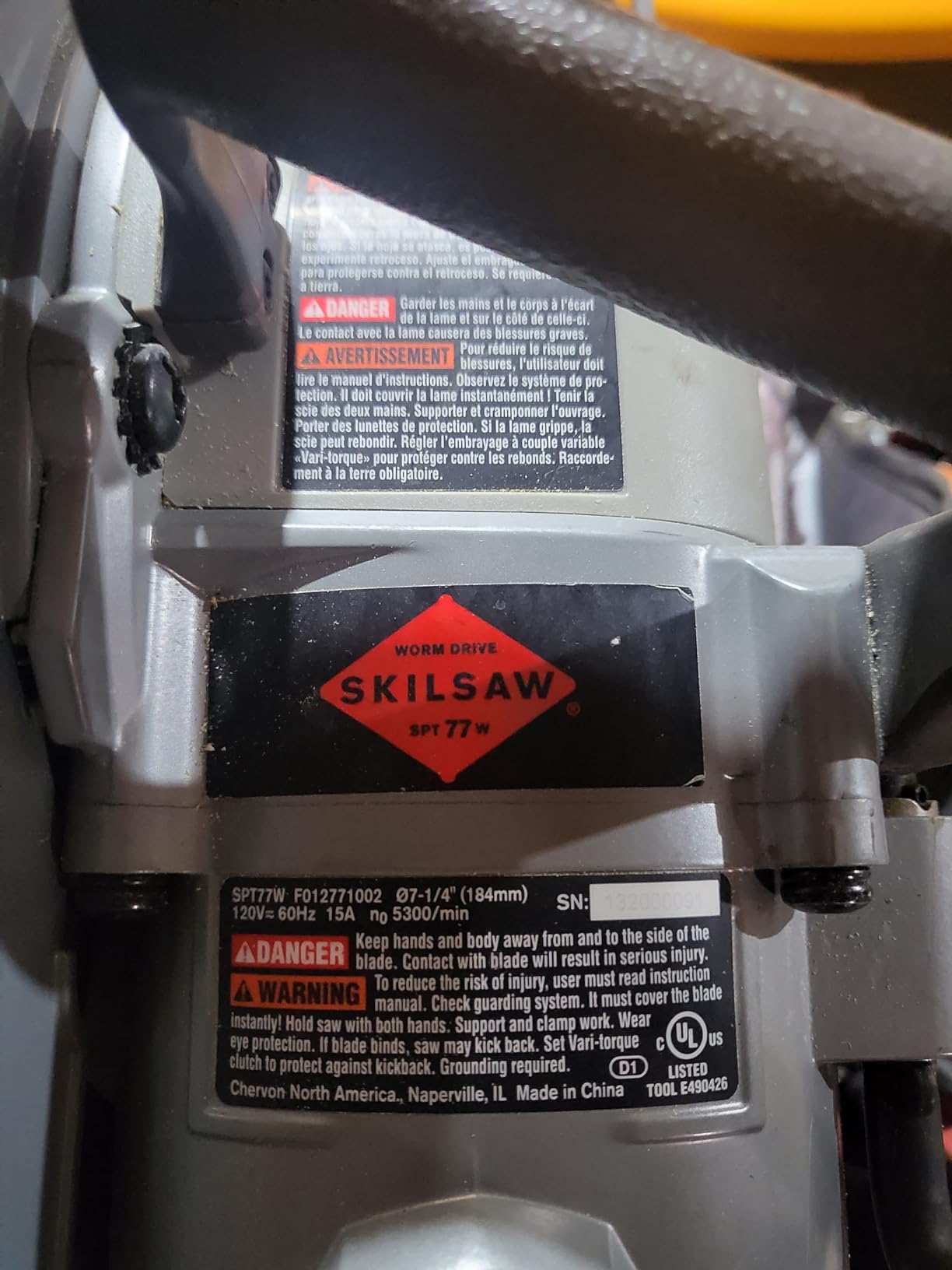 SC-1025SU BF-UG 10-1/4-Inch Wormdrive Magnesium Circular Saw w/ Skil Motor Customer Review SC-1025SU BF-UG 10-1/4-Inch Wormdrive Magnesium Circular Saw w/ Skil Motor - Customer Photo 1