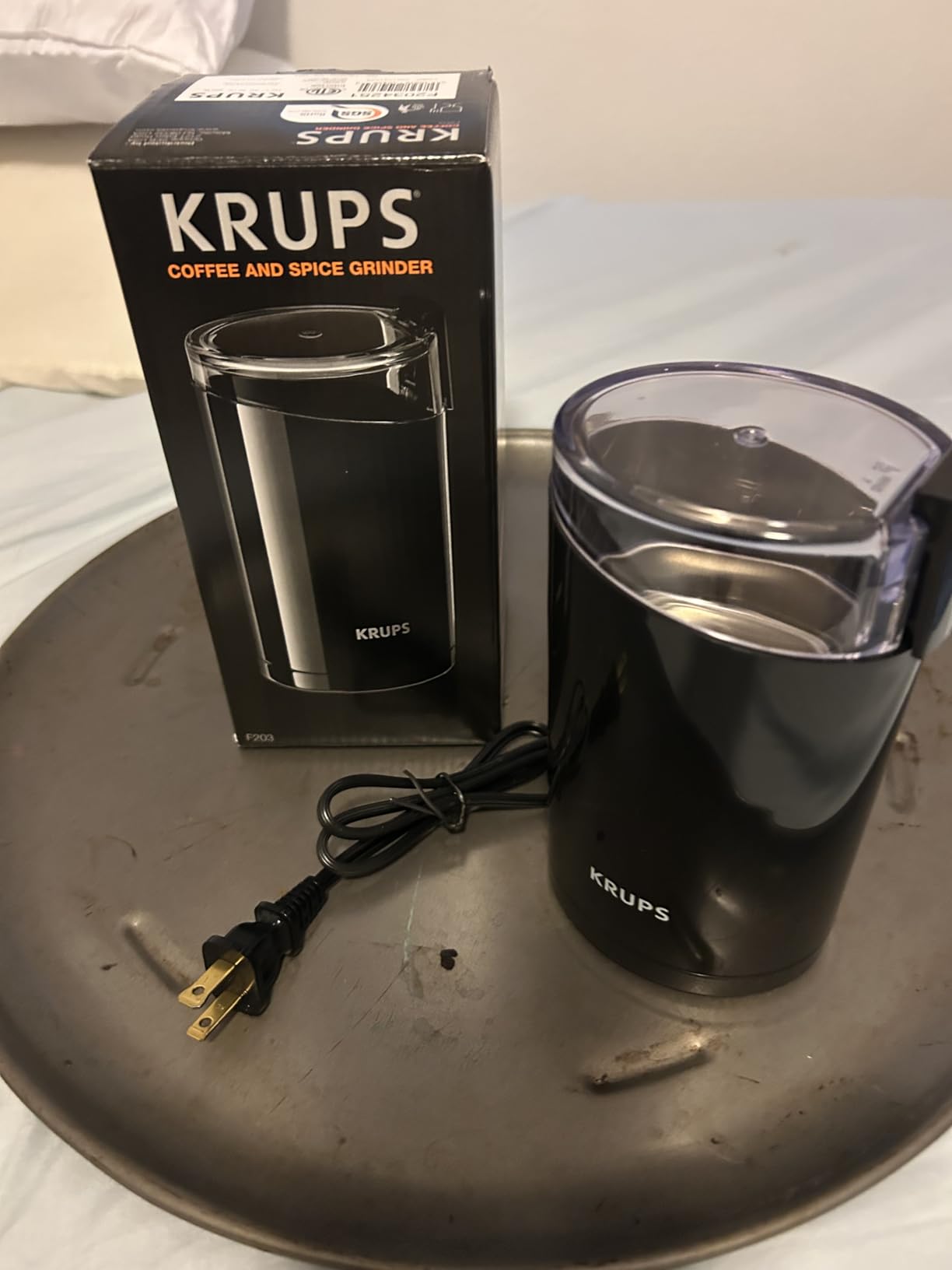 KRUPS Precision Electric Coffee Grinder, 3 oz Capacity, 200W Motor Customer Review KRUPS Precision Electric Coffee Grinder, 3 oz Capacity, 200W Motor - Customer Photo 1