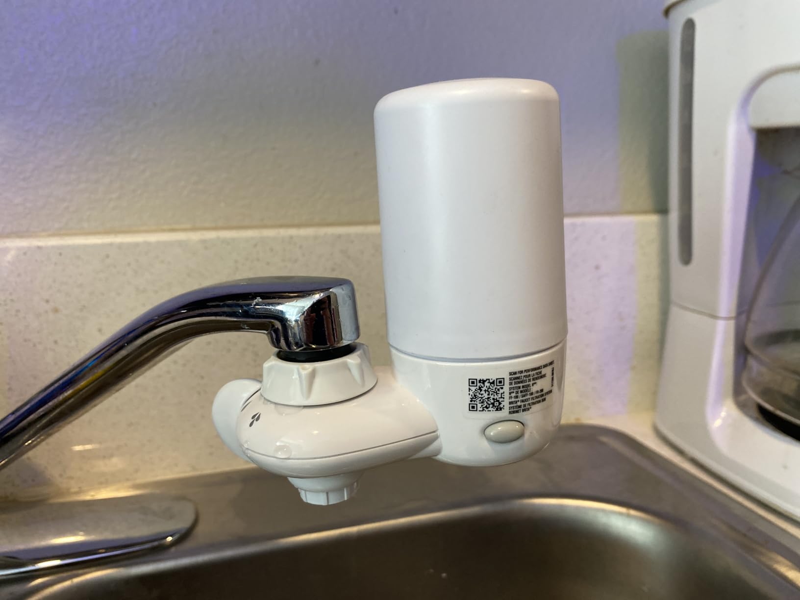 Brita Faucet Mount Water Filter System, White, No-Wait Filtration, Easy Install, Multi-Use Tap Water Filter for Kitchens, Bathrooms & Small Spaces Customer Review Brita Faucet Mount Water Filter System, White, No-Wait Filtration, Easy Install, Multi-Use Tap Water Filter for Kitchens, Bathrooms & Small Spaces - Customer Photo 2