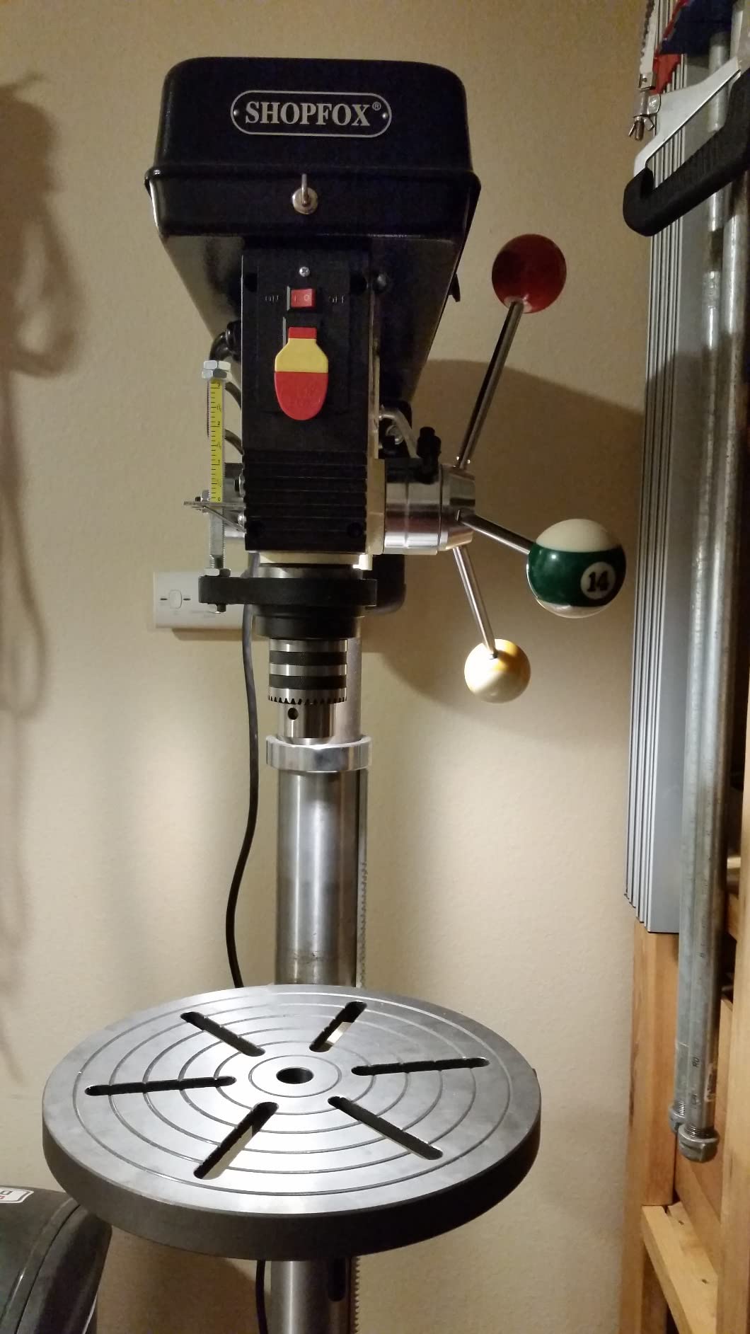 SHOP FOX W1680 1-Horsepower 17-Inch Floor Model Drill Press, 34 Inch Customer Review SHOP FOX W1680 1-Horsepower 17-Inch Floor Model Drill Press, 34 Inch - Customer Photo 1
