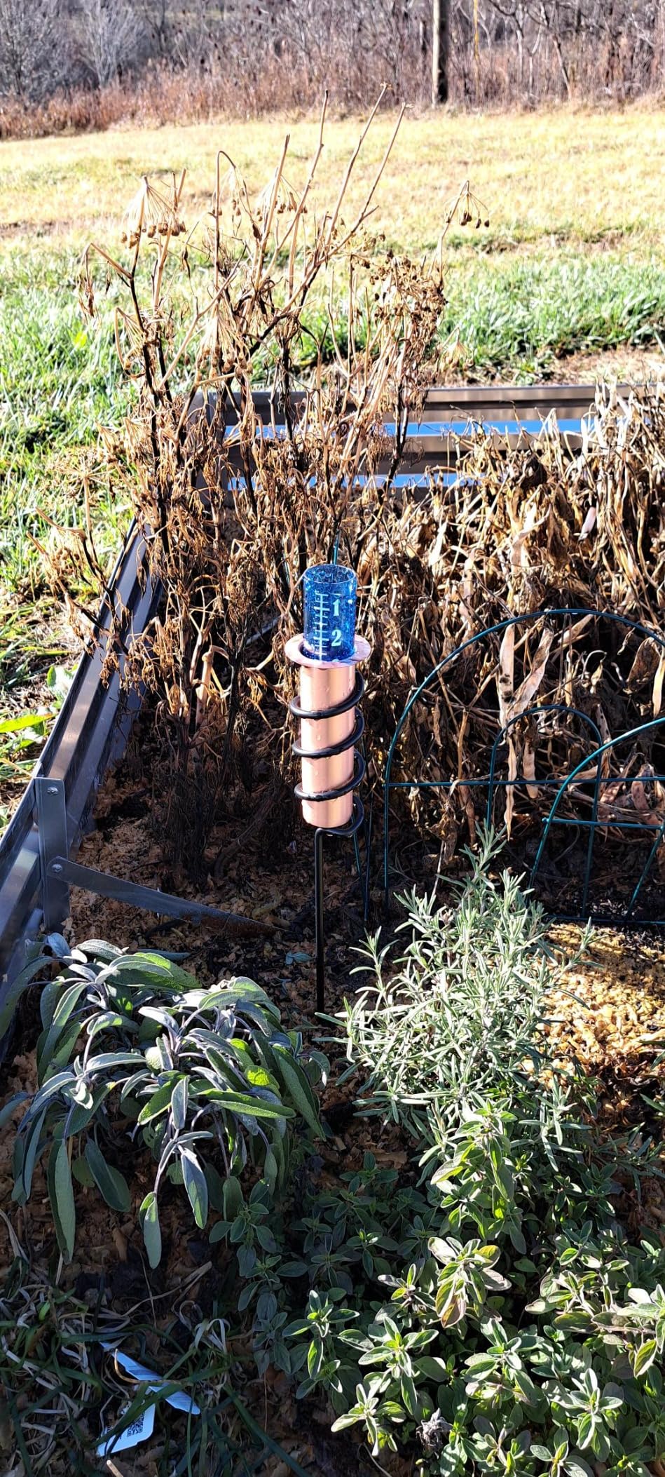 WCRG Copper Rain Gauge for Yard, Steel Stake - Outdoor Sprinkler Gauges, Shatterproof, Winter-Safe, Accurate, Decorative - The Original Floating Rain Gauge, USA Assembled & Designed Customer Review WCRG Copper Rain Gauge for Yard, Steel Stake - Outdoor Sprinkler Gauges, Shatterproof, Winter-Safe, Accurate, Decorative - The Original Floating Rain Gauge, USA Assembled & Designed - Customer Photo 1