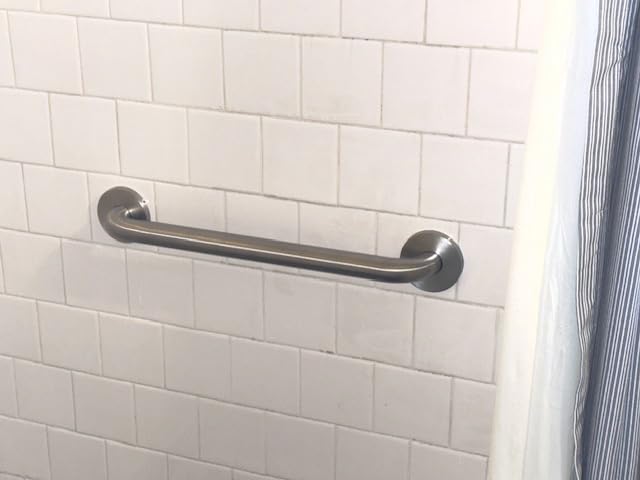 Moen Home Care Bathroom Safety 24 Inch Stainless Steel Handicap Grab Bar for Bathtub and Shower, Heavy Duty Handle, Elderly Assistance Product with Concealed Screws, 8724 Customer Review Moen Home Care Bathroom Safety 24 Inch Stainless Steel Handicap Grab Bar for Bathtub and Shower, Heavy Duty Handle, Elderly Assistance Product with Concealed Screws, 8724 - Customer Photo 1