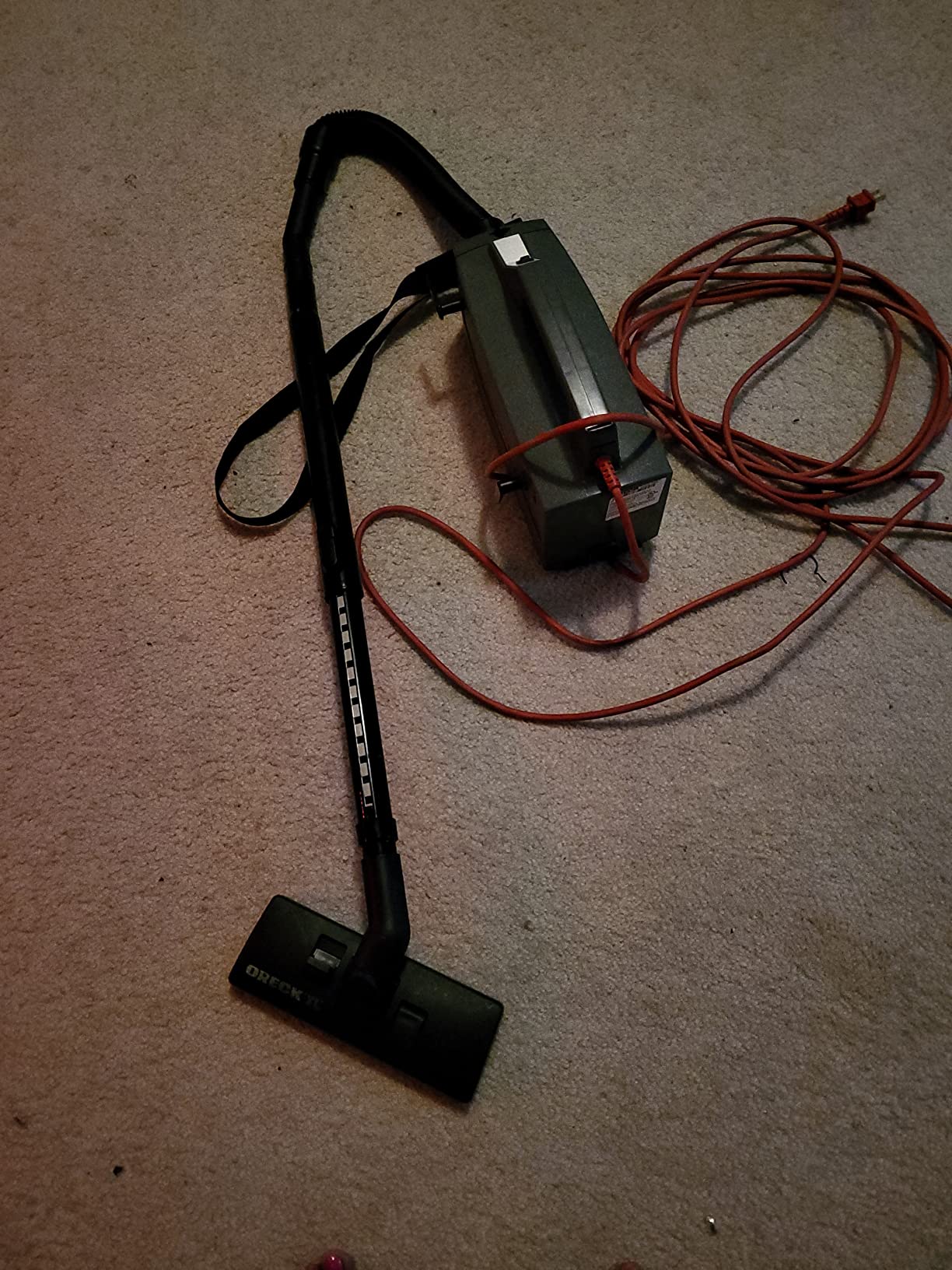 Oreck Super-Deluxe Compact Canister Vacuum Cleaner - Customer Photo 1