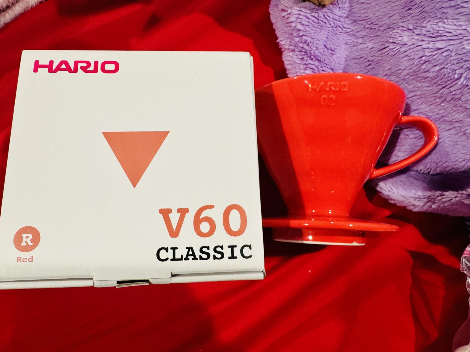 Hario V60 Ceramic Coffee Dripper, Size 02, White Customer Review Hario V60 Ceramic Coffee Dripper, Size 02, White - Customer Photo 2