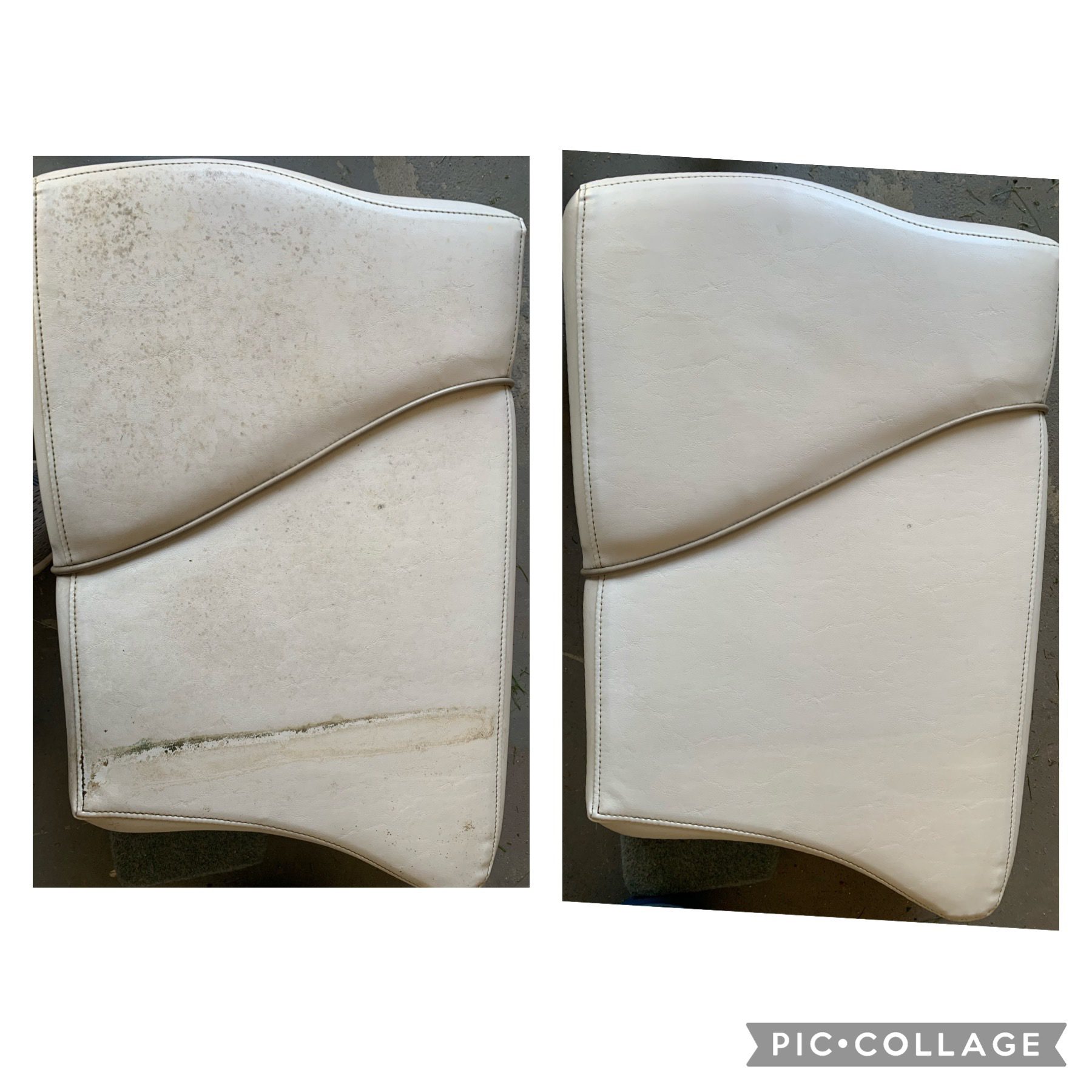 Babe's Seat Soap – Marine Vinyl, Plastic & Leather Cleaner for Boat Seats – Cleans, Conditions & Protects Upholstery from Suntan Oil & Dirt - 1 Pint/Spray Customer Review Babe's Seat Soap – Marine Vinyl, Plastic & Leather Cleaner for Boat Seats – Cleans, Conditions & Protects Upholstery from Suntan Oil & Dirt - 1 Pint/Spray - Customer Photo 1