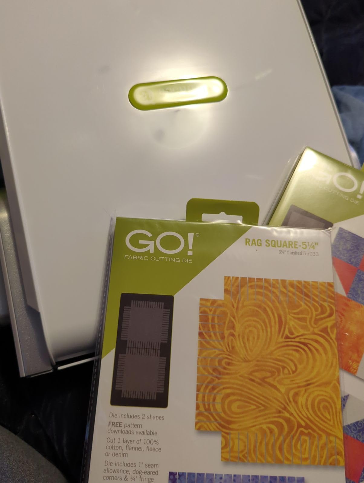 Accuquilt GO! Fabric Cutter Starter Set Customer Review Accuquilt GO! Fabric Cutter Starter Set - Customer Photo 2
