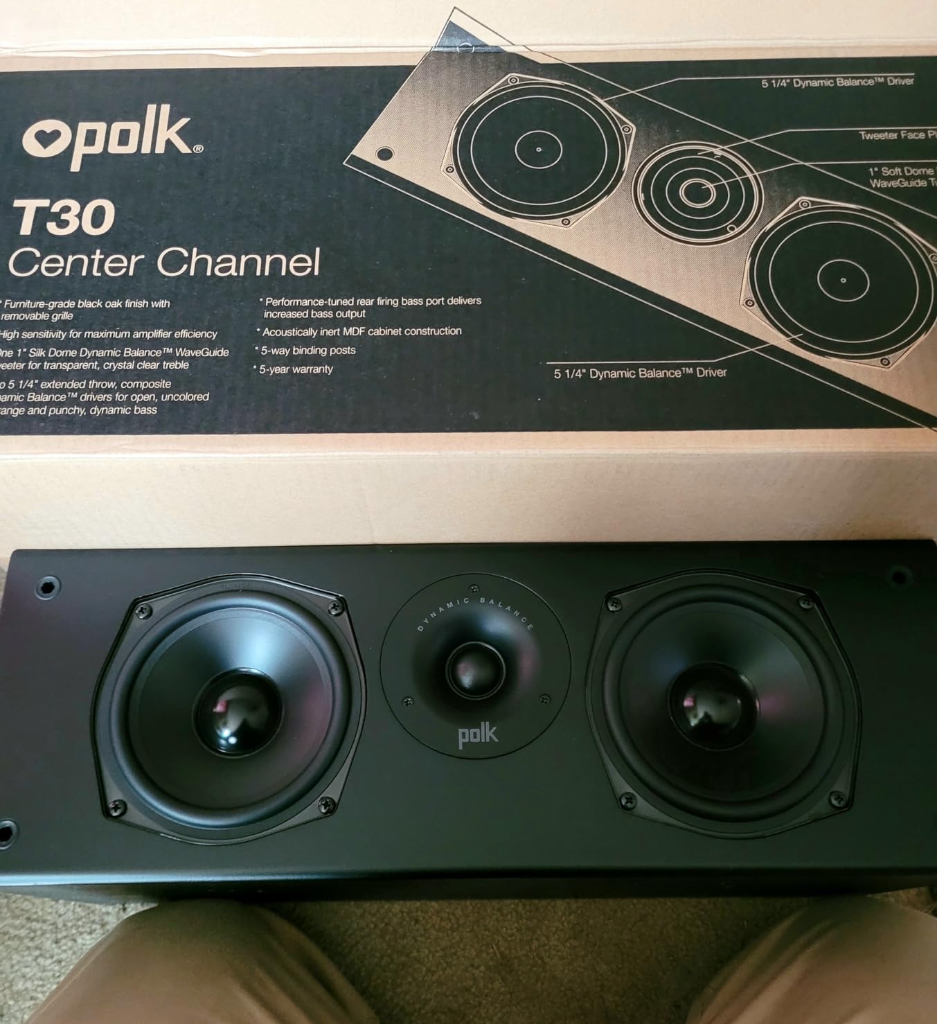 Polk Audio T15 Home Theater and Stereo Bookshelf Speakers – Deep Bass Response, Dolby and DTS Surround, Wall-Mountable, Pair, Black Customer Review Polk Audio T15 Home Theater and Stereo Bookshelf Speakers – Deep Bass Response, Dolby and DTS Surround, Wall-Mountable, Pair, Black - Customer Photo 1