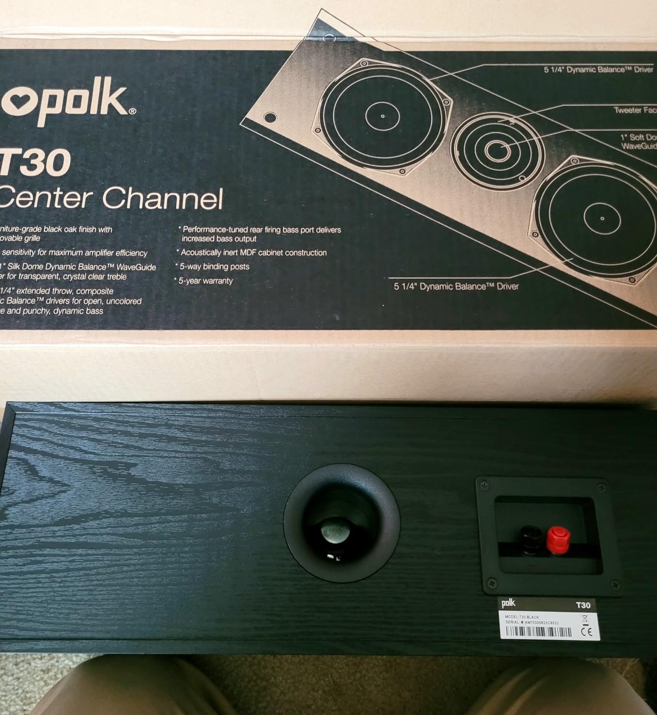 Polk Audio T15 Home Theater and Stereo Bookshelf Speakers – Deep Bass Response, Dolby and DTS Surround, Wall-Mountable, Pair, Black Customer Review Polk Audio T15 Home Theater and Stereo Bookshelf Speakers – Deep Bass Response, Dolby and DTS Surround, Wall-Mountable, Pair, Black - Customer Photo 2