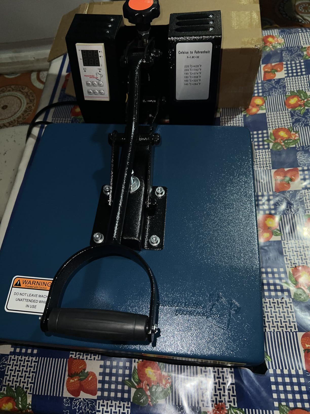 Fancierstudio Digital Heat Press 15 x 15 Sublimation Rhinestone Heat T-Shirt Machine15x15 B/BLK Customer Review Fancierstudio Digital Heat Press 15 x 15 Sublimation Rhinestone Heat T-Shirt Machine15x15 B/BLK - Customer Photo 1