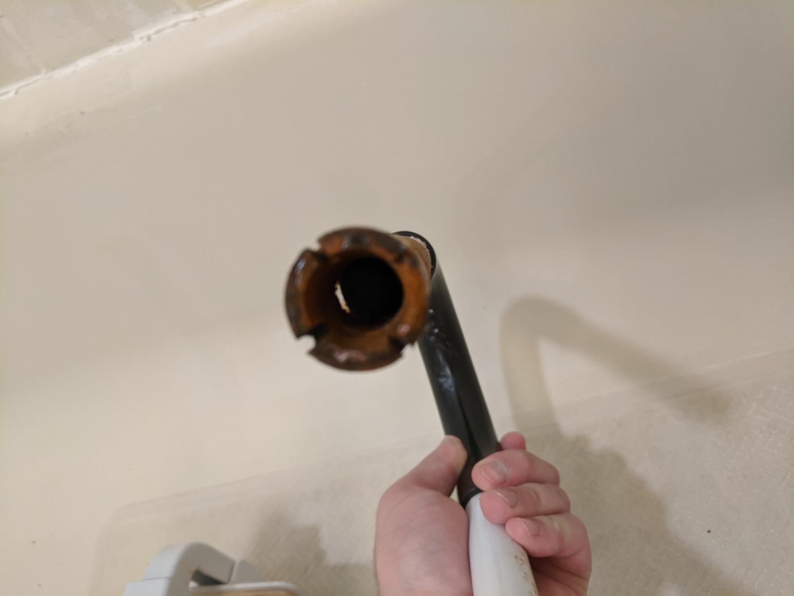Drive Medical Adjustable Bathtub Grab Bar & Bathtub Safety Rail, White Customer Review Drive Medical Adjustable Bathtub Grab Bar & Bathtub Safety Rail, White - Customer Photo 1