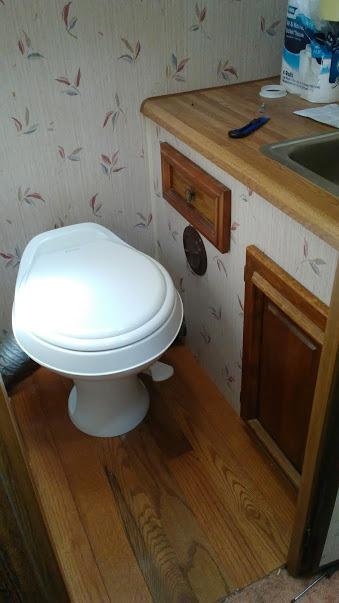 Dometic 302300071 300 Series Standard Height Toilet, White Customer Review Dometic 302300071 300 Series Standard Height Toilet, White - Customer Photo 2