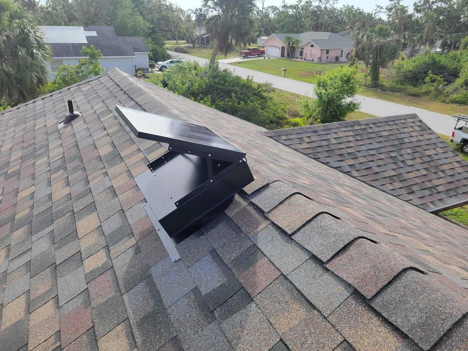 Remington Solar 30 Watt Roof Mount Solar Attic Fan Customer Review Remington Solar 30 Watt Roof Mount Solar Attic Fan - Customer Photo 1