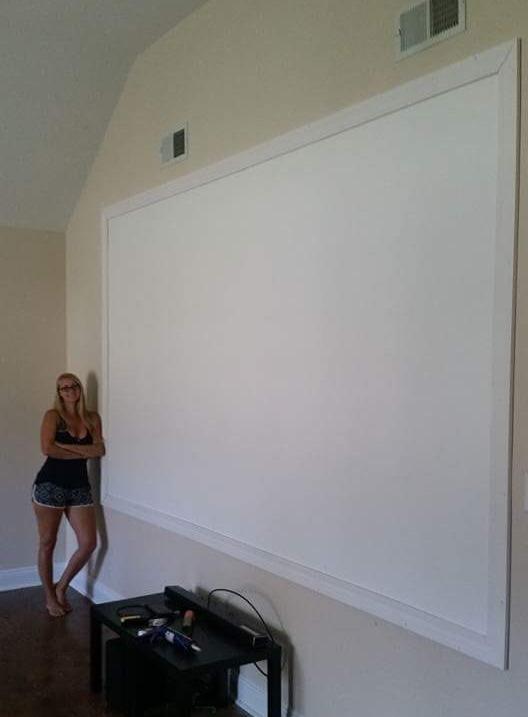Projector Screen Paint - High Definition, 4K/8K, Ultra White - Gallon Customer Review Projector Screen Paint - High Definition, 4K/8K, Ultra White - Gallon - Customer Photo 1