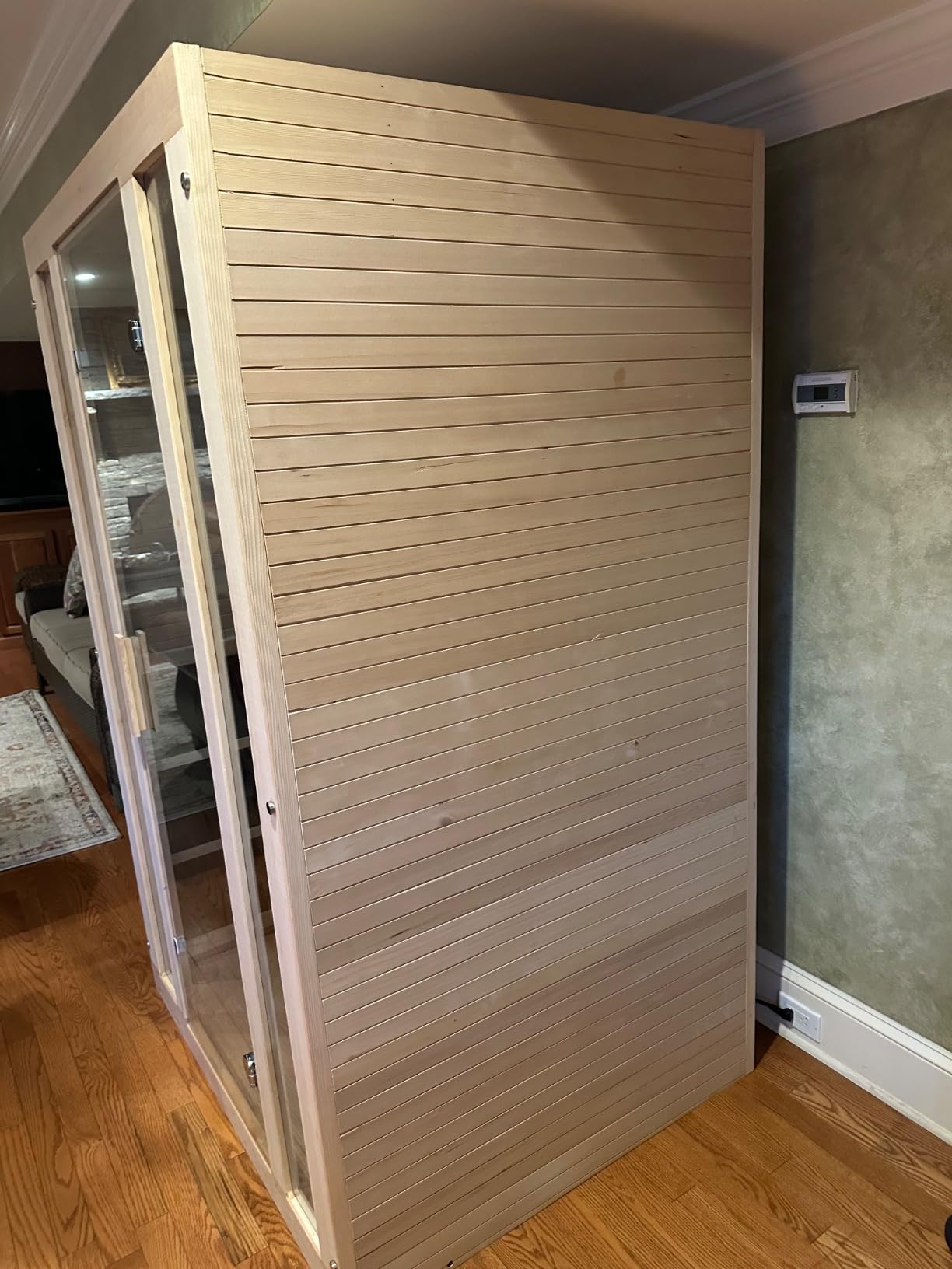 JNH Lifestyles Joyous 2-Person Home Infrared Sauna with Infra-red Light Therapy, Low EMF - Indoor Personal Luxury Spa for House and Gym Customer Review JNH Lifestyles Joyous 2-Person Home Infrared Sauna with Infra-red Light Therapy, Low EMF - Indoor Personal Luxury Spa for House and Gym - Customer Photo 2