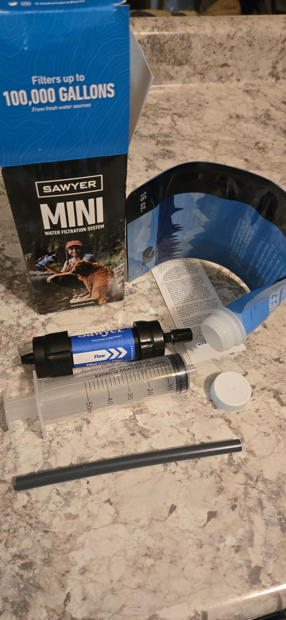 Sawyer Products Mini Water Filtration System Customer Review Sawyer Products Mini Water Filtration System - Customer Photo 2