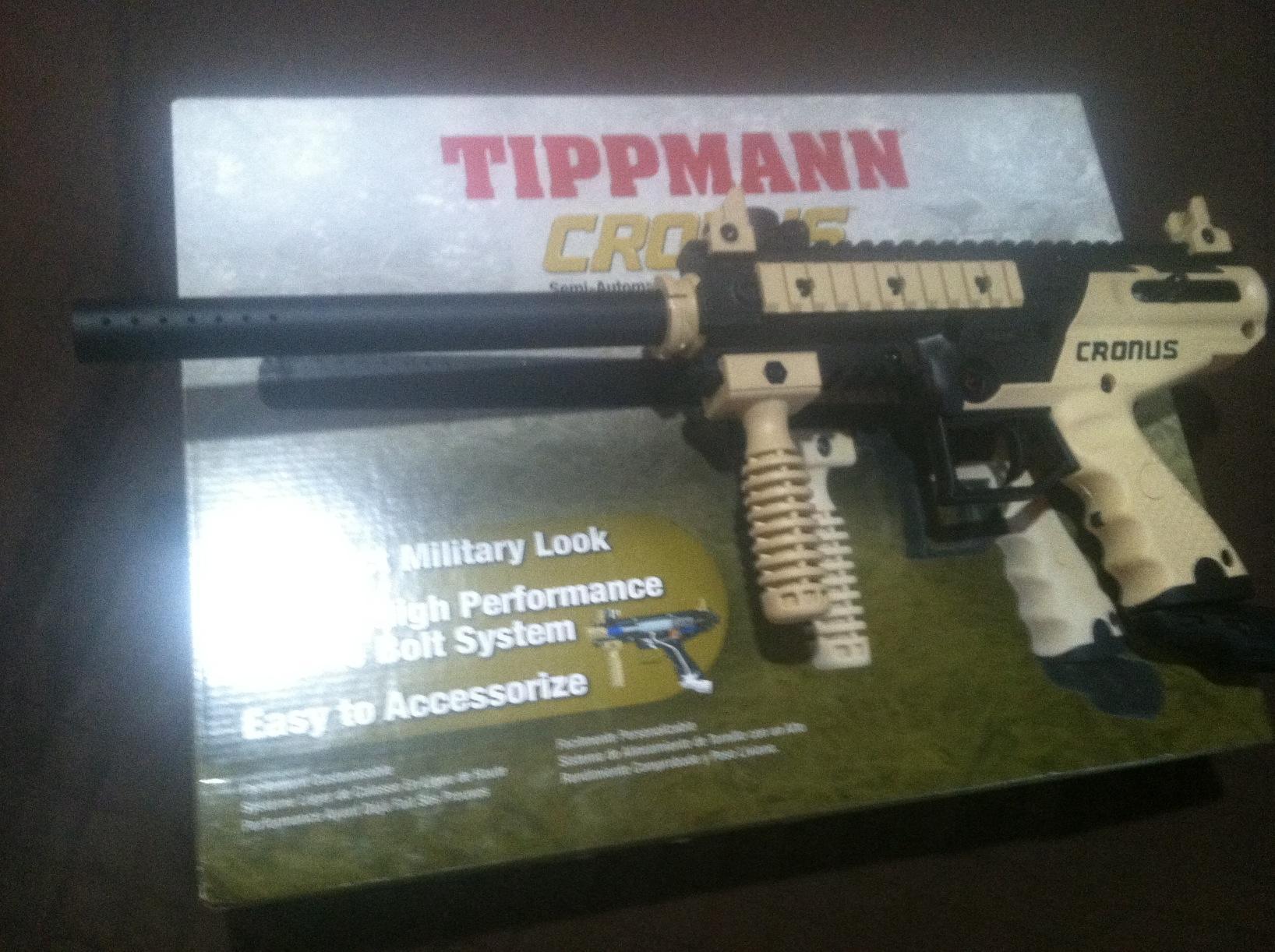 TIPPMANN Cronus Paintball Marker Gun, Black, 17 x 13.2 x 3.3 inches Customer Review TIPPMANN Cronus Paintball Marker Gun, Black, 17 x 13.2 x 3.3 inches - Customer Photo 1