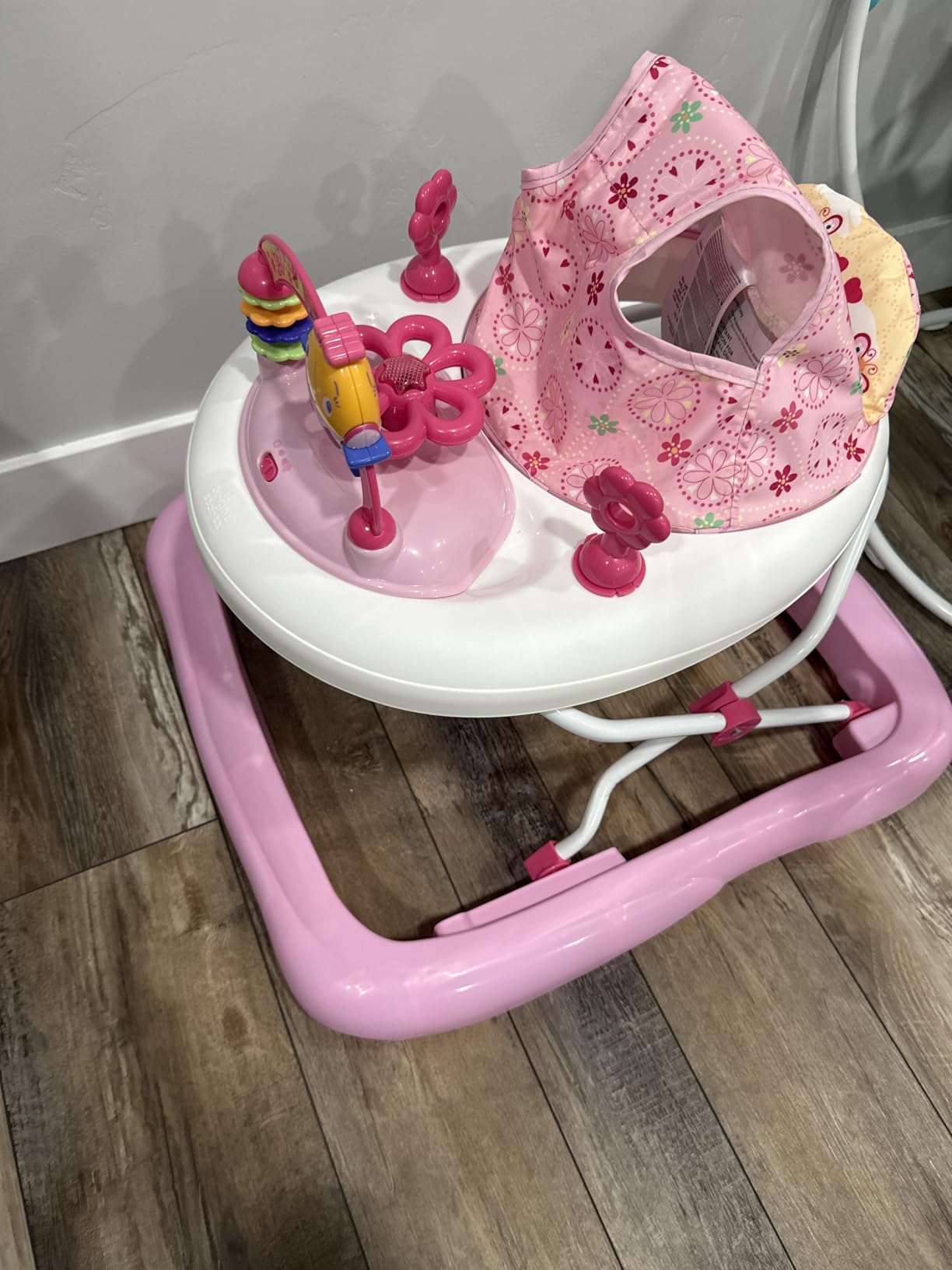 Bright Starts JuneBerry Walk-A-Bout Baby Walker and Entertainer, Removeable Floor Toy, with Easy Fold Frame for Storage, Ages 6 Months + Customer Review Bright Starts JuneBerry Walk-A-Bout Baby Walker and Entertainer, Removeable Floor Toy, with Easy Fold Frame for Storage, Ages 6 Months + - Customer Photo 1