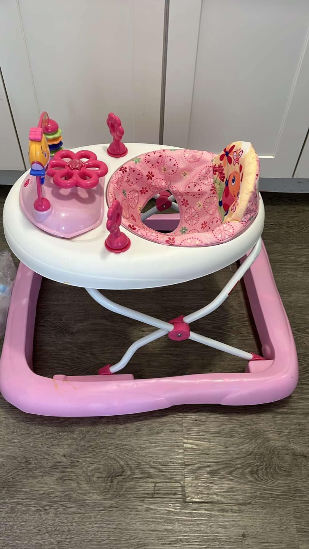 Bright Starts JuneBerry Walk-A-Bout Baby Walker and Entertainer, Removeable Floor Toy, with Easy Fold Frame for Storage, Ages 6 Months + Customer Review Bright Starts JuneBerry Walk-A-Bout Baby Walker and Entertainer, Removeable Floor Toy, with Easy Fold Frame for Storage, Ages 6 Months + - Customer Photo 2