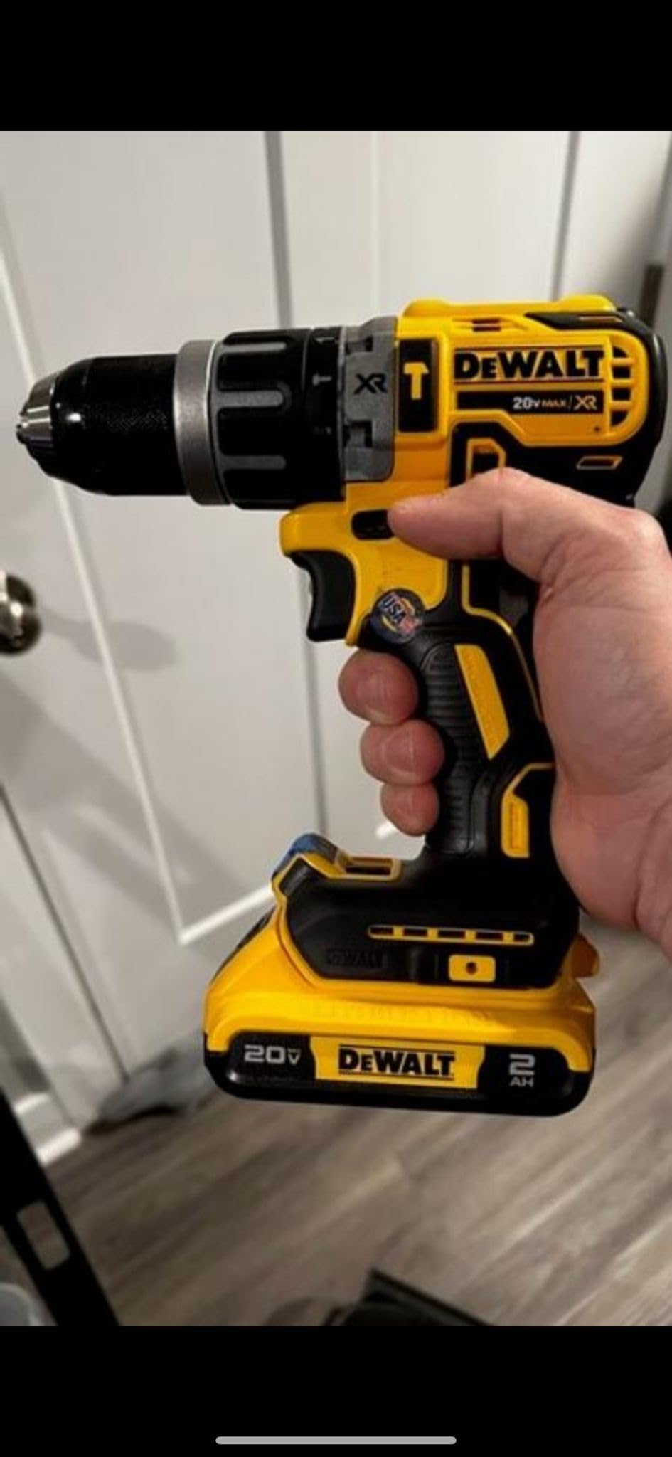 DEWALT 20V MAX Cordless Drill and Impact Driver, Power Tool Combo Kit with 2 Batteries and Charger (DCK240C2) - Customer Photo 1