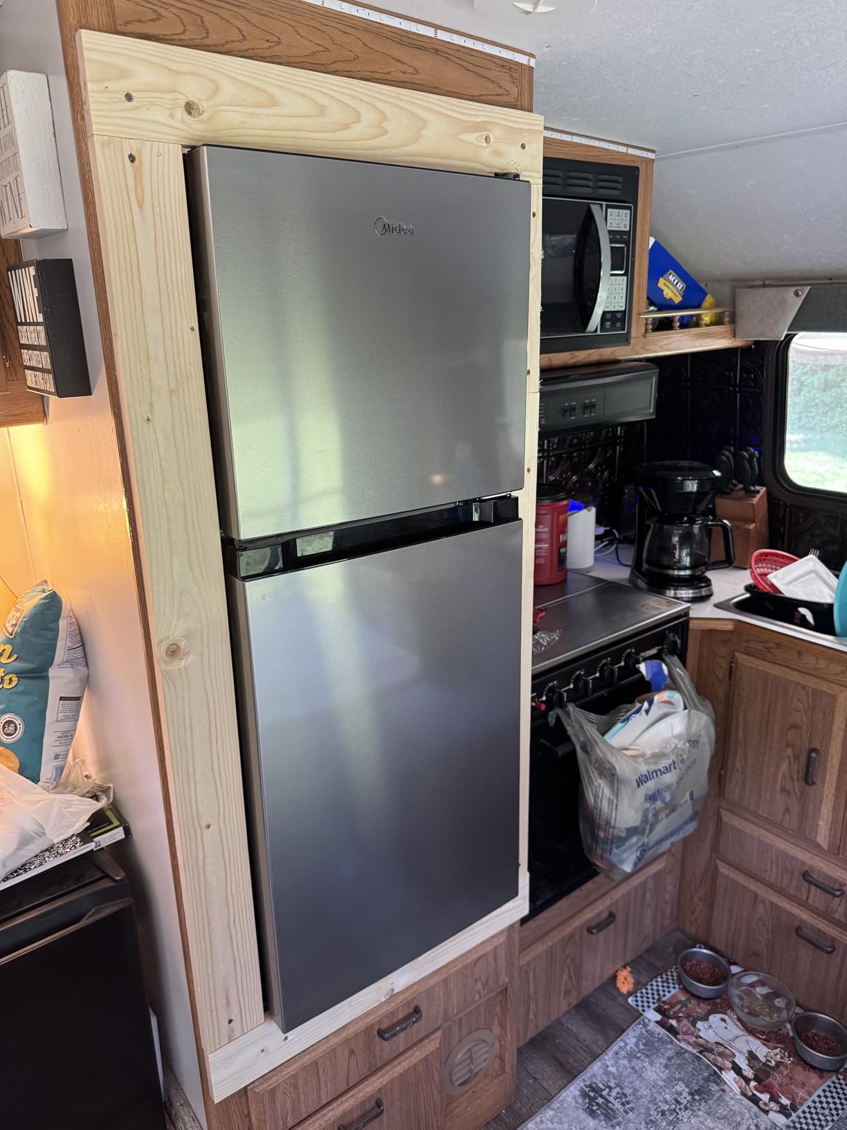 Midea WHD-113FSS1 Compact Refrigerator, 3.1 cu ft, Stainless Steel - Customer Photo 1