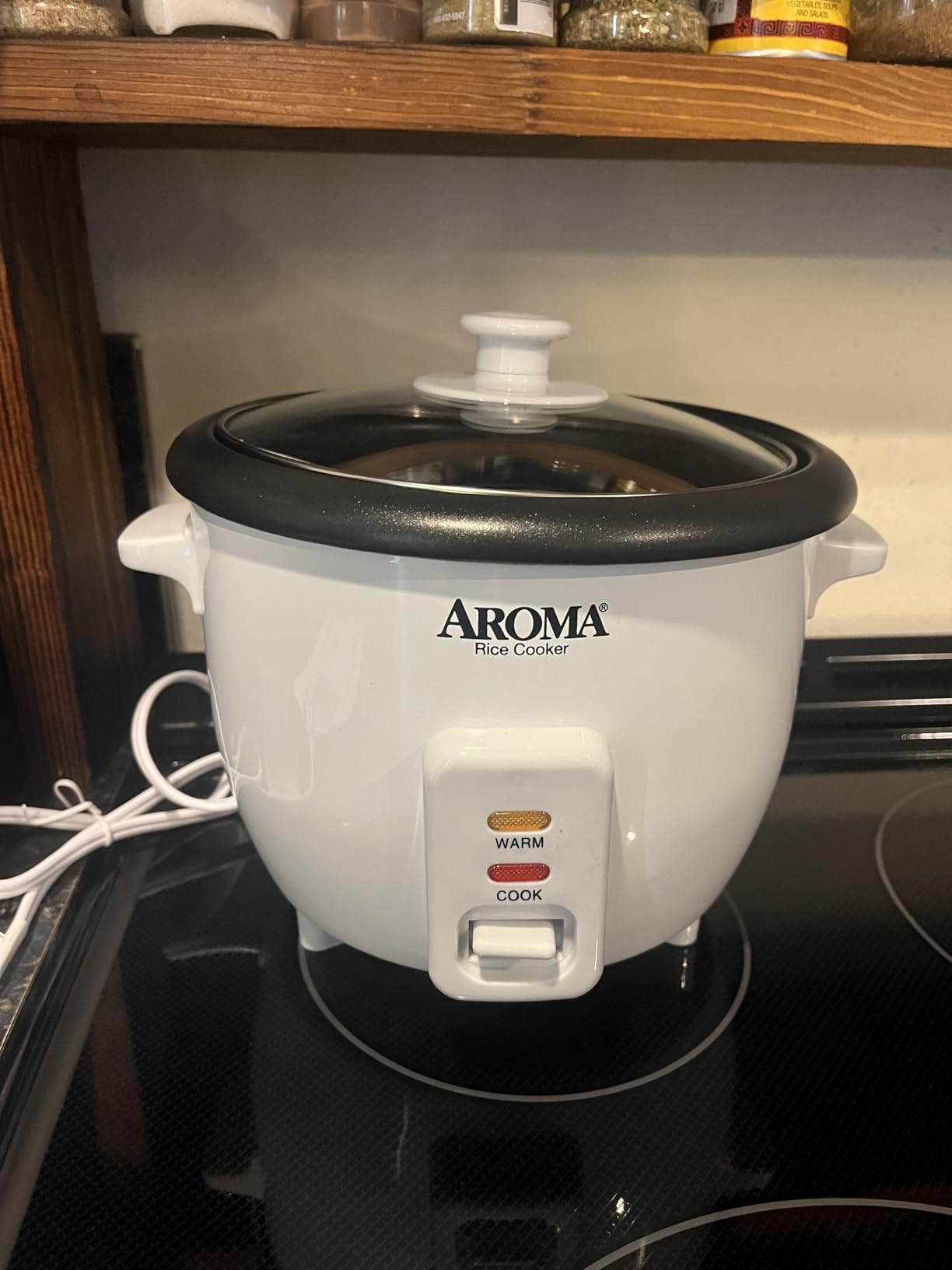 Aroma Housewares Aroma 6-cup (cooked) 1.5 Qt. One Touch Rice Cooker, White (ARC-363NG), 6 cup cooked/ 3 cup uncook/ 1.5 Qt. Unboxing Aroma Housewares Aroma 6-cup (cooked) 1.5 Qt. One Touch Rice Cooker, White (ARC-363NG), 6 cup cooked/ 3 cup uncook/ 1.5 Qt. - Customer Photo