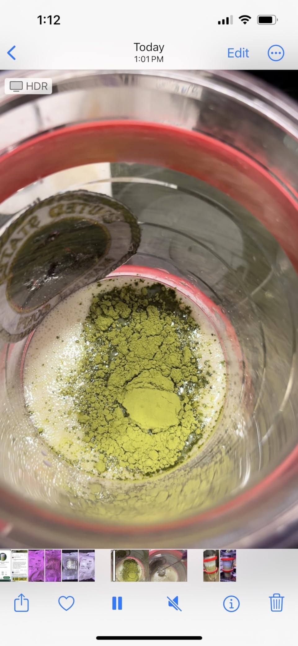 MATCHA DNA Certified Organic Matcha Green Tea Powder (8 oz BAG) Customer Review MATCHA DNA Certified Organic Matcha Green Tea Powder (8 oz BAG) - Customer Photo 1