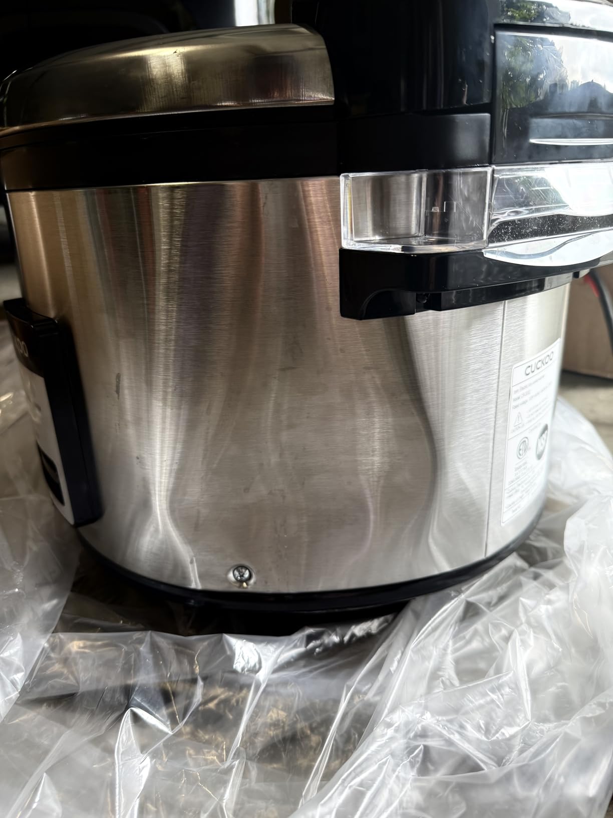 CUCKOO CR-3032 30-Cup (Uncooked) / 60-Cup (Cooked) Large Capacity Commercial Rice Cooker & Warmer with Nonstick Inner Pot, Switch Press (Silver/Black) Customer Review CUCKOO CR-3032 30-Cup (Uncooked) / 60-Cup (Cooked) Large Capacity Commercial Rice Cooker & Warmer with Nonstick Inner Pot, Switch Press (Silver/Black) - Customer Photo 2